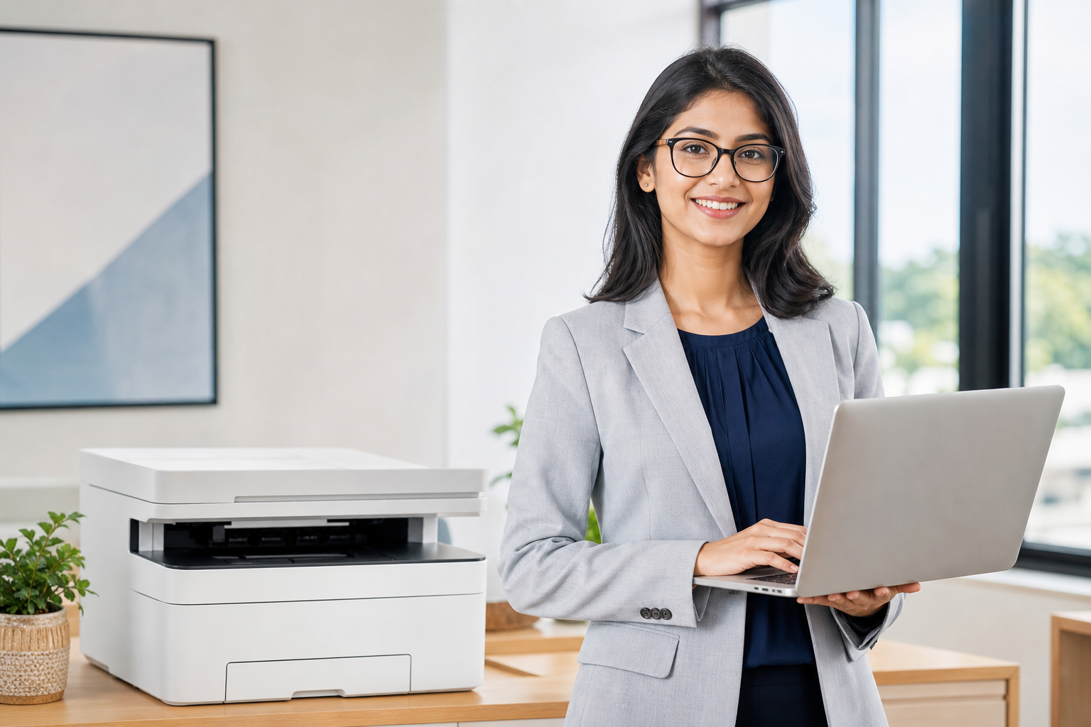 Printer specialist with office printer